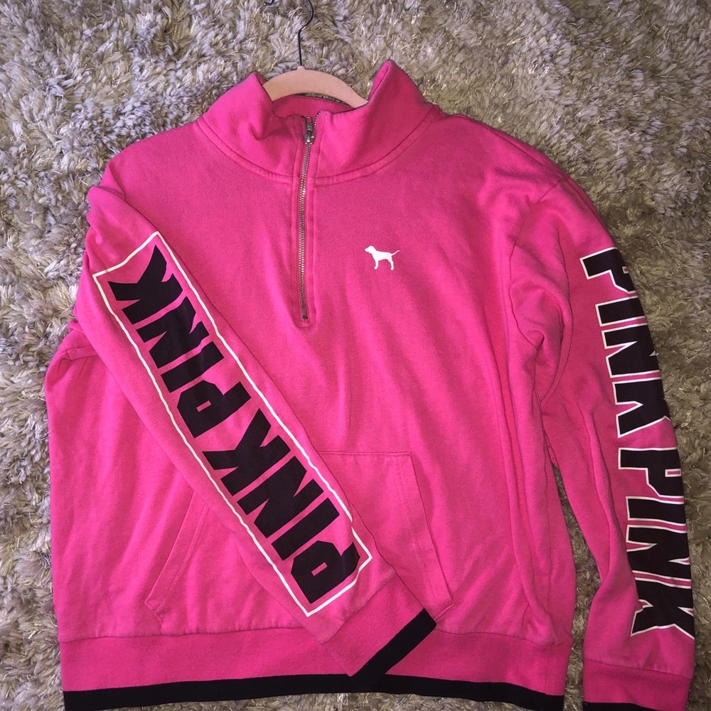 PINK Victoria Secret Quarter Zip Sweatshirt